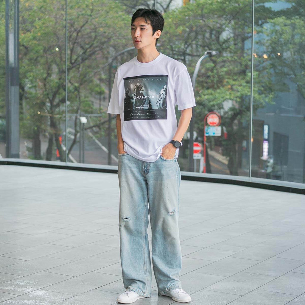 モデル（181cm69kg）はXLサイズを着用しております。