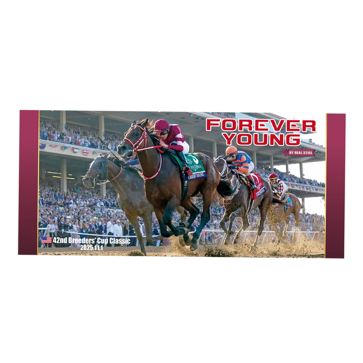 名馬タオル フォーエバーヤング ブリーダーズカップ - 競馬グッズの