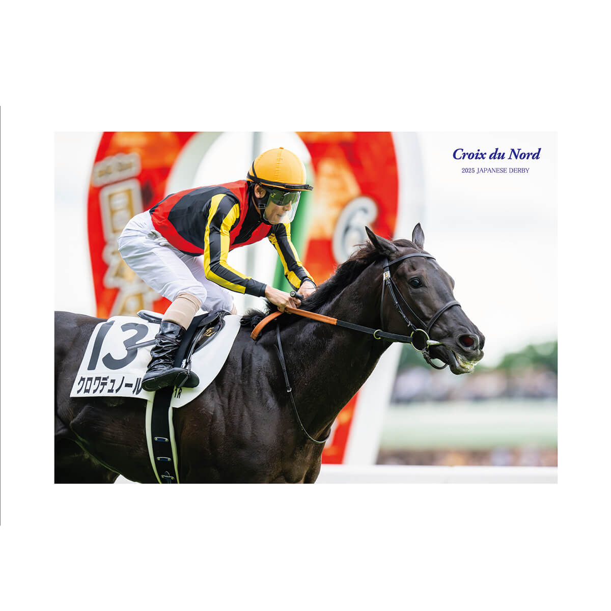 クロワデュノール現地応援馬券　応援タオル ボールペン第92回日本ダービー クロワデュノール現地応援馬券 応援タオル ボールペン第92回日本