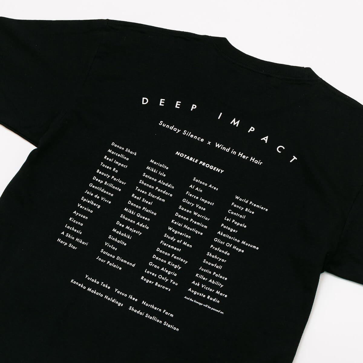 Tシャツ ディープインパクト C - 競馬グッズの通販サイト